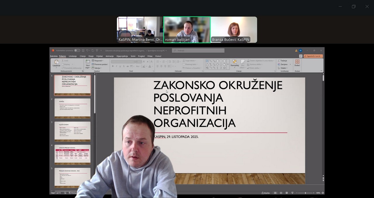 Edukacija zaposlenika i vodstva udruge